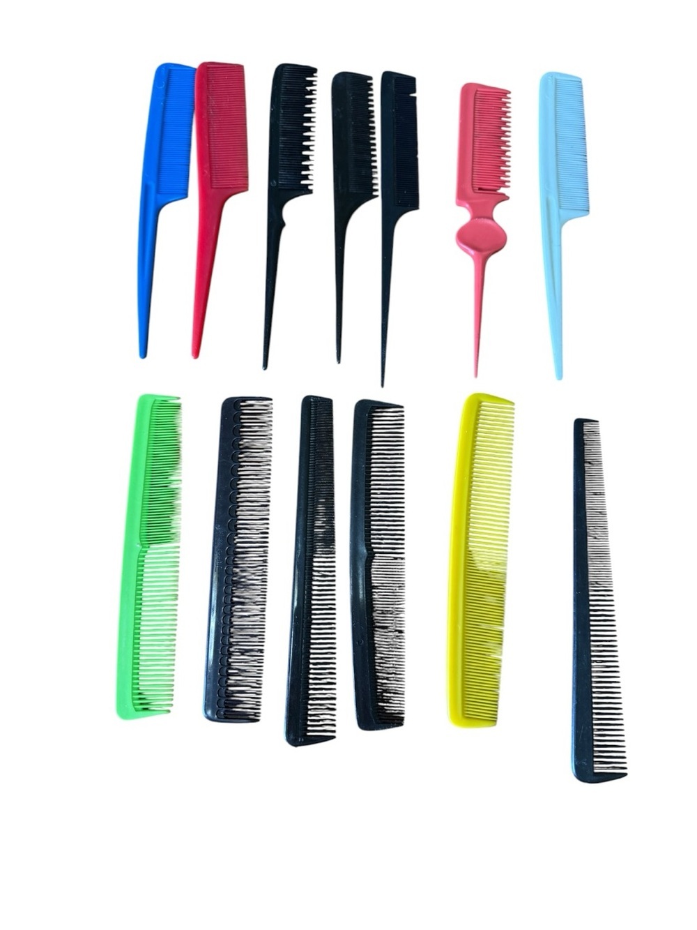Vintage Hair Combs Lot Of 13 Various Brands USA